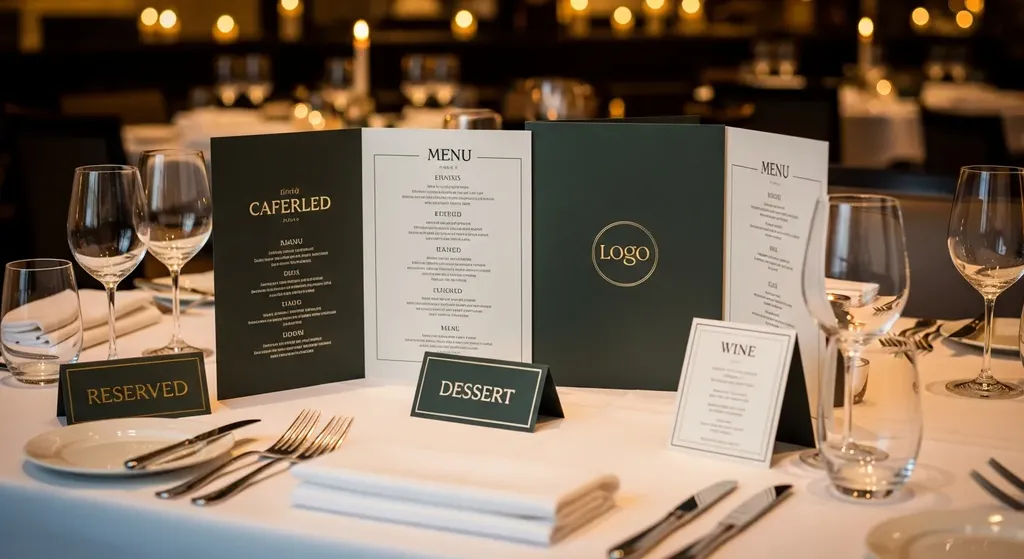 Laminated restaurant menus from CopyPrint Dublin